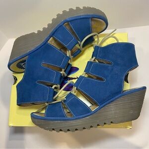 Fly London Stunning lace up Wedges